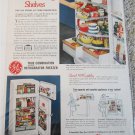 1954 GE Combination Refrigerator-Freezer ad