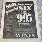 1930 Auburn Six car ad