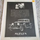 1931 Auburn Straight Eight 4 dr car ad