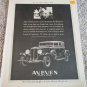1931 Auburn Straight Eight 4 dr car ad