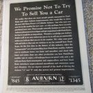 1932 Auburn car ad