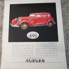 1934 Auburn Straight Eight 4 dr sedan car ad