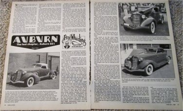 Auburn 851 car article