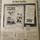 1956 GE Roto-Cold Refrigerator ad