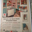 1957 GE Refrigerator-Freezers ad