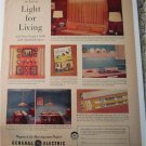 1957 GE Electric Lighting ad