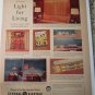 1957 GE Electric Lighting ad