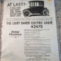 1915 Baker Electric Coupe car ad
