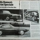 Alfa Romeo Sprint Specials car article