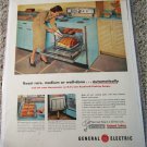 1958 GE Keyboard Cooking Range ad