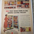 1959 GE Electric Freezer ad