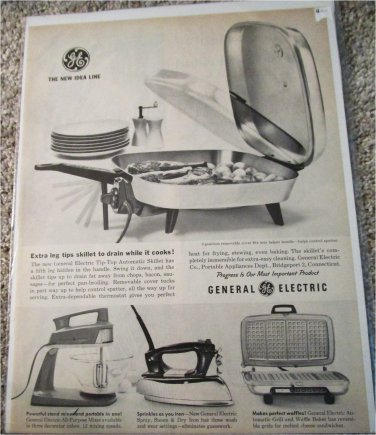 1959 GE Tip Top Automatic Skillet ad