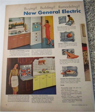 1959 GE Electric Appliances ad