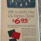 GE kitchen Clock ad