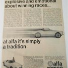 1965 Alfa Romeo Guillia Spider car ad