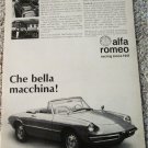 1968 Alfa Romeo Duetto Spider car ad