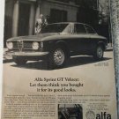1968 Alfa Romeo Sprint GT Veloce car ad