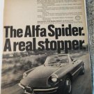 1969 Alfa Romeo 1750 Spider Veloce car ad
