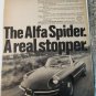 1969 Alfa Romeo 1750 Spider Veloce car ad