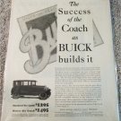 1925 Buick Coach car ad