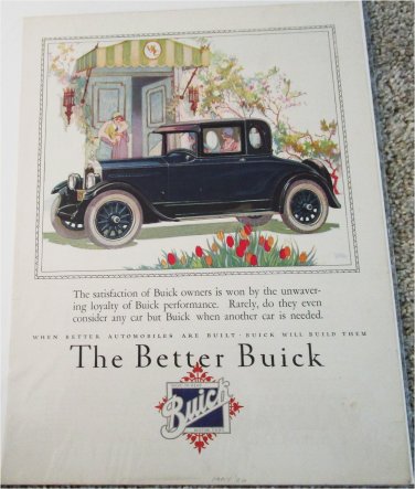 1926 Buick Coupe car ad #1