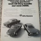 1971 Alfa Romeo Lineup car ad