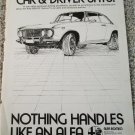 1973 Alfa Romeo 2000 GT Veloce car ad