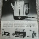 1962 GE Stainless Steel Coffeemaker ad #1