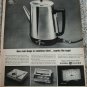 1962 GE Stainless Steel Coffeemaker ad #2