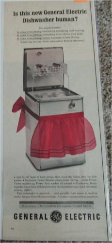 1962 GE Dishwasher ad