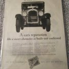 1927 Buick A Cars Reputation car ad