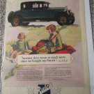 1927 Buick 2 dr sedan Summer Days Mean So Much More car ad
