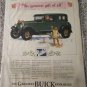 1927 Buick 4 dr sedan Christmas car ad