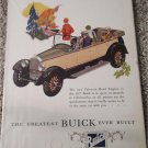 1927 Buick Convertible car ad