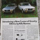 1975 Alfa Romeo Alfetta car ad