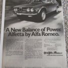 1976 Alfa Romeo Alfetta 4 dr sedan car ad #1