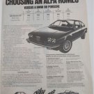 1977 Alfa Romeo GT car ad