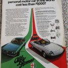 1977 Alfa Romeo Lineup car ad