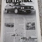 1979 Alfa Romeo Mille Miglia Sprint Veloce car ad