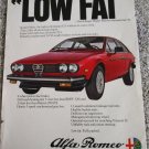1980 Alfa Romeo Sprint Veloce car ad