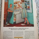 1963 GE Refrigerator Model TC-479X ad (green)