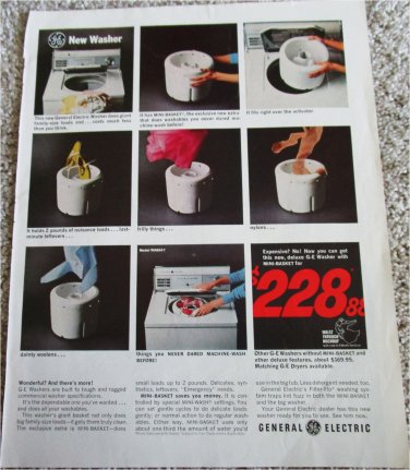 1964 GE Mini Basket ad