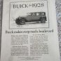 1928 Buick 4 dr sedan Makes every Road A Boulevard car ad