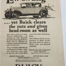 1928 Buick 4 dr sedan Low-Swung car ad