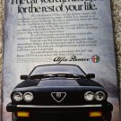 1983 Alfa Romeo GTV-6 car ad