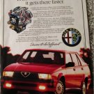 1987 Alfa Romeo Milano 4 dr sedan Even When It Doesnt Race car ad