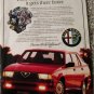 1987 Alfa Romeo Milano 4 dr sedan Even When It Doesnt Race car ad