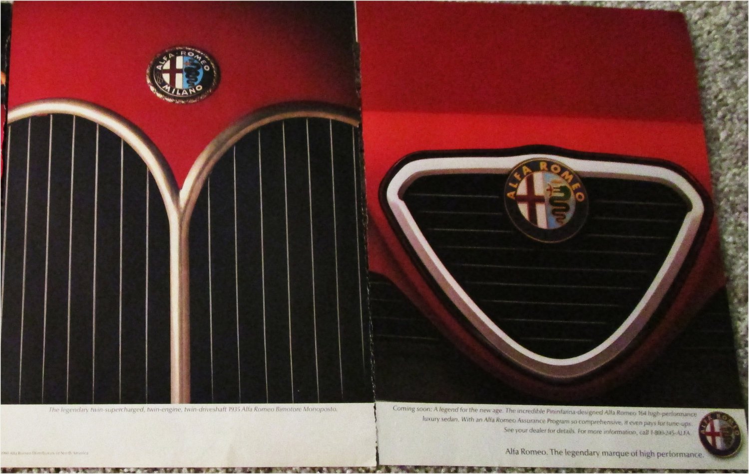 1990 Alfa Romeo Luxury car ad 1990 Alfa Romeo Luxury car ad
