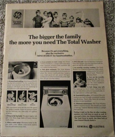 1965 GE Washer ad