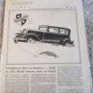 1929 Buick Marquette 2 dr sedan Christmas car ad